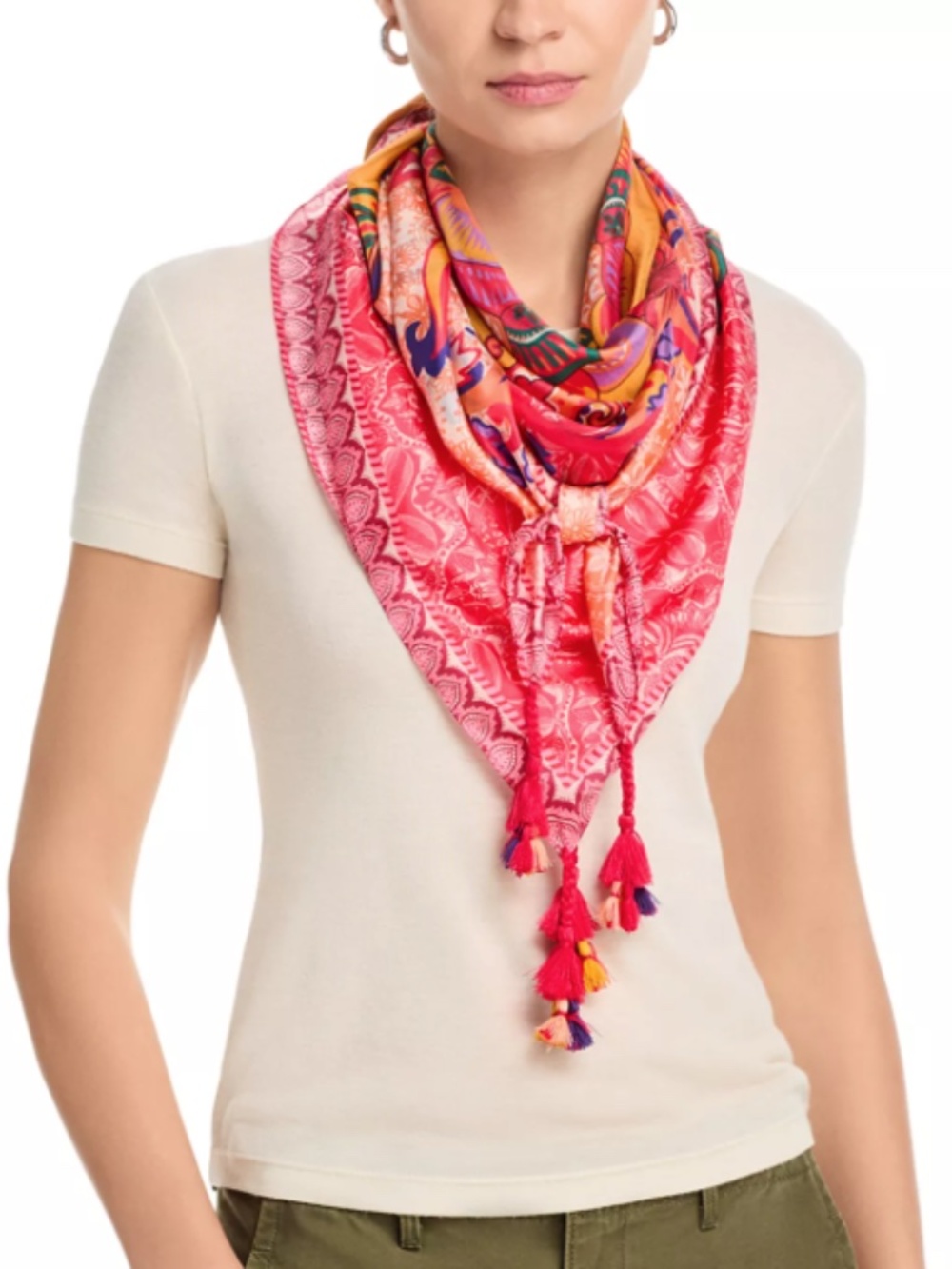 Johnny Was Linnea Silk Scarf